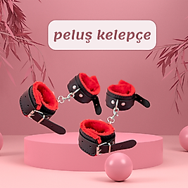 BDR-004 Peluş Kelepçe El Ayak Seti