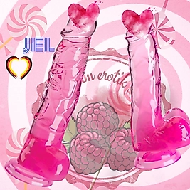 BOD-2029 PEMBE VANTUZLU JEL DİLDO💚💚💚💚💚