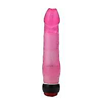 BDR-L155 Titreşimli Jel Dokulu Klasik Vibratör Penis 21 CM