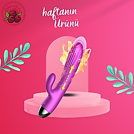 BDR-G023 G-Spot Tapping ve Klitoris Uyarıcı 2 in 1 Rabbit Vibratör