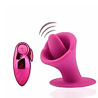 BDR-G9012  Mişa Kablosuz Kumandalı Silikon Vantuzlu Tırtıklı Dil İmitasyonu Güçlü Titreşimli Vibratör