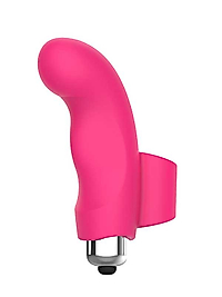 BDR-C-7372 Tırtıklı Parmak Vibratör Pembe