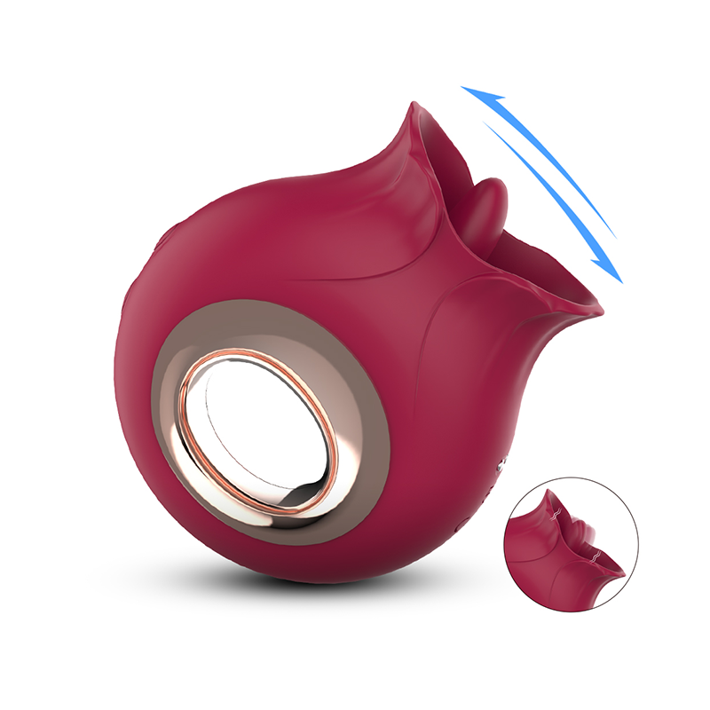 BDR-4444 Dil Hareketli Meme, Klitoris Uyarıcı(GÜL)Gibi