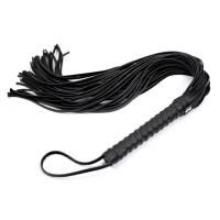 BDR-Krb-01 Siyah Deri Kırbaç 50 Cm.