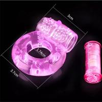 BDR-AL067 Klitoris Uyarıcı Tırtıklı Titreşimli Penis Halkası