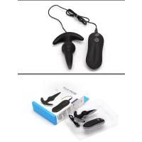 BDR-Y4856 PROBE Kumanda Kontrollü Güçlü Titreşimli Anal Plug Vibratör - Siyah