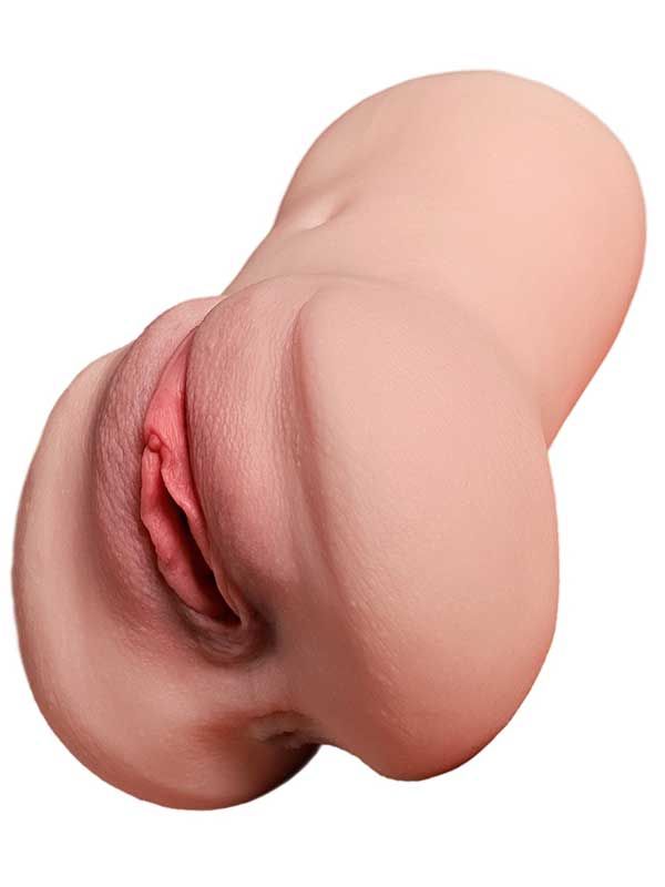 BDR-CAM00018  Çift Girişli Anal ve Vajinal Gerçekçi Mastürbatör 18 cm
