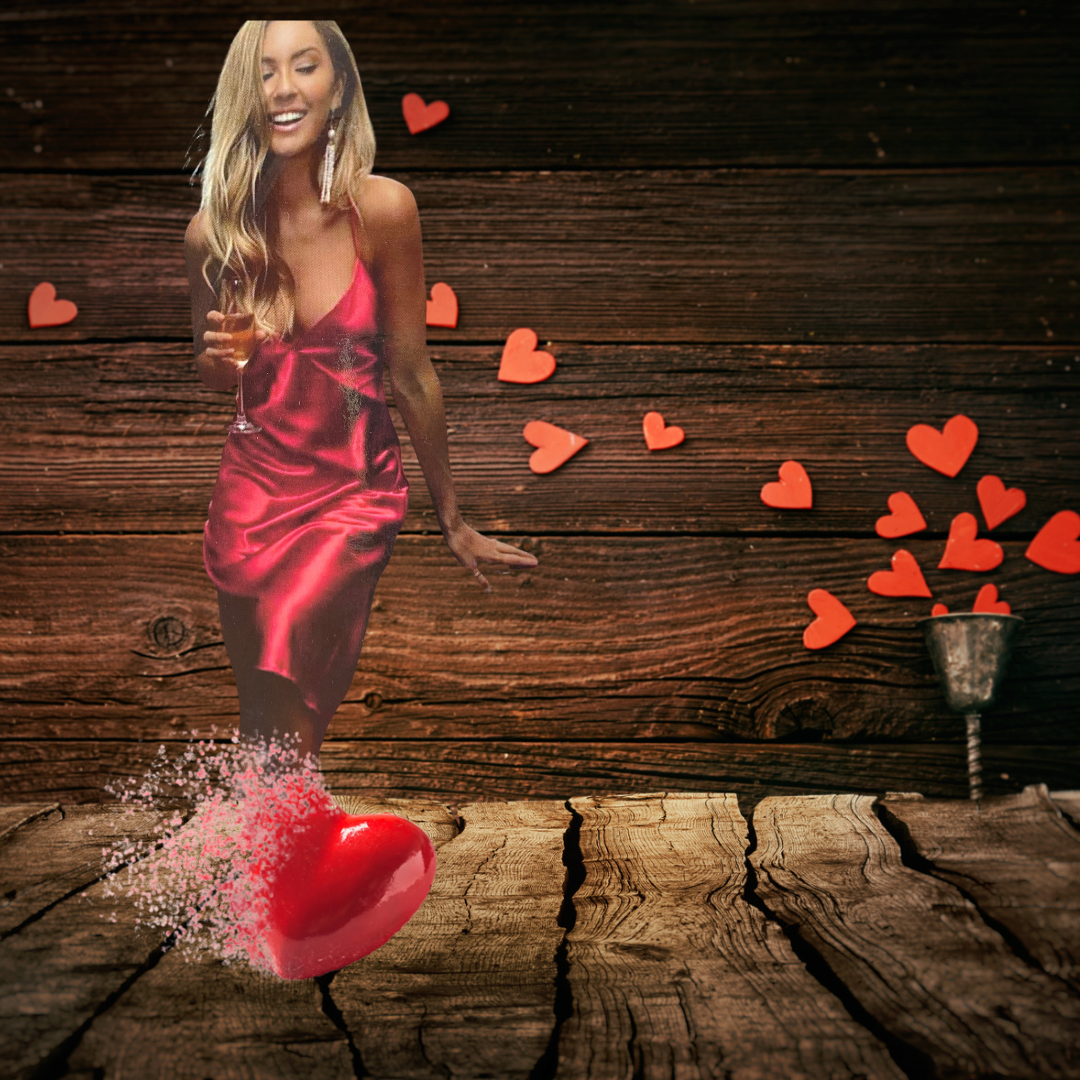 BDR-222 Saten Kırmızısı Gülümse Elbise