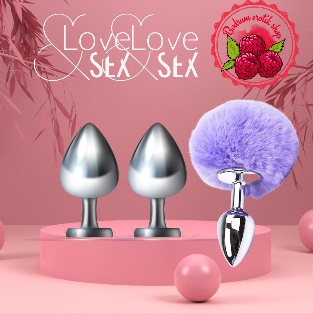 BDR-001 Anal Plug Serisi Çelik Alimunyum Alışımlı Pas Yapmaz