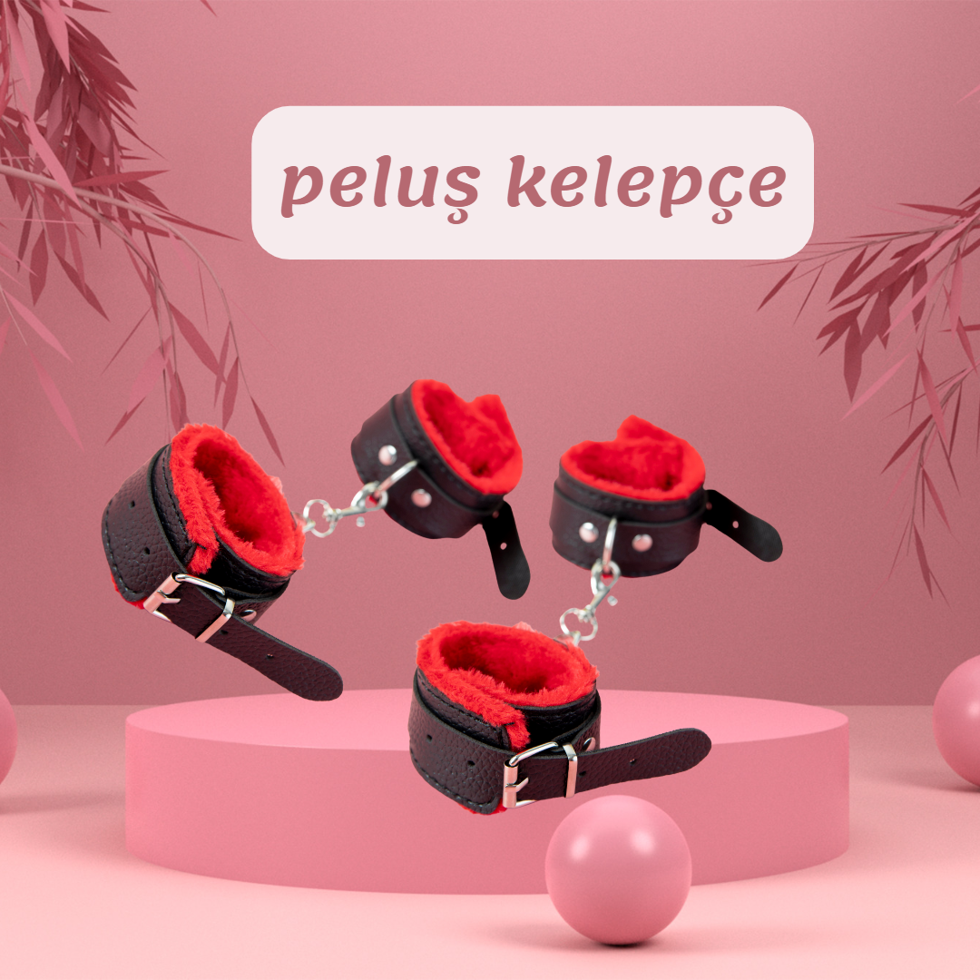BDR-004 Peluş Kelepçe El Ayak Seti