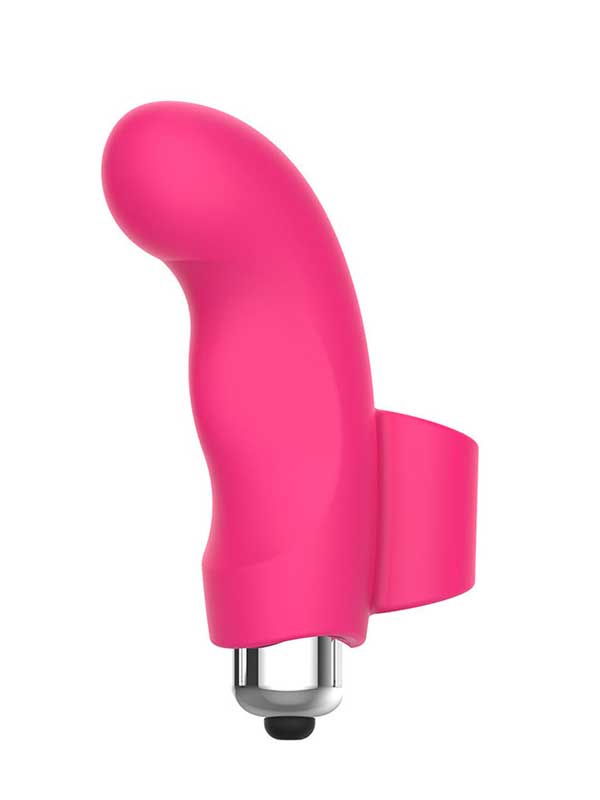 BDR-C-7372 Tırtıklı Parmak Vibratör Pembe