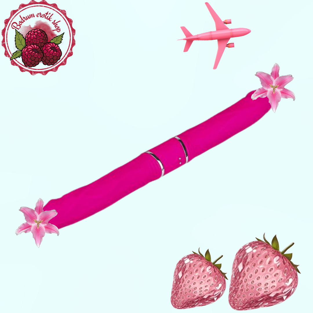 BDR-S156 İpeksi Şarjlı Çift Taraflı Güçlü Titreşimli Yumuşak Esnek Yapıda Çift Yönlü Çiftlere Özel Yapay Penis Vibratör