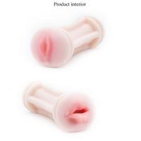 Şarzlı Güçlü Titreşimli Çift Girişli Teknolojik Suni Vajina Mastürbatör