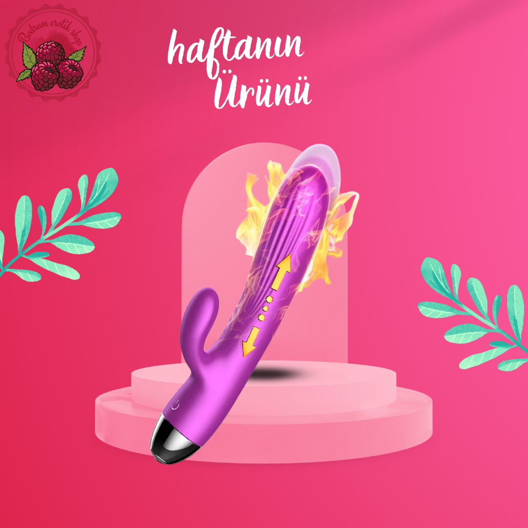 BDR-G023 G-Spot Tapping ve Klitoris Uyarıcı 2 in 1 Rabbit Vibratör