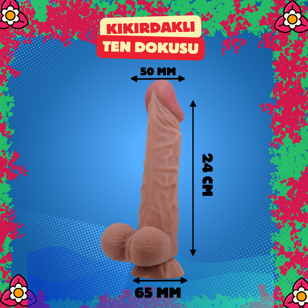 BDR-2020 Kıkırdaklı Dildo