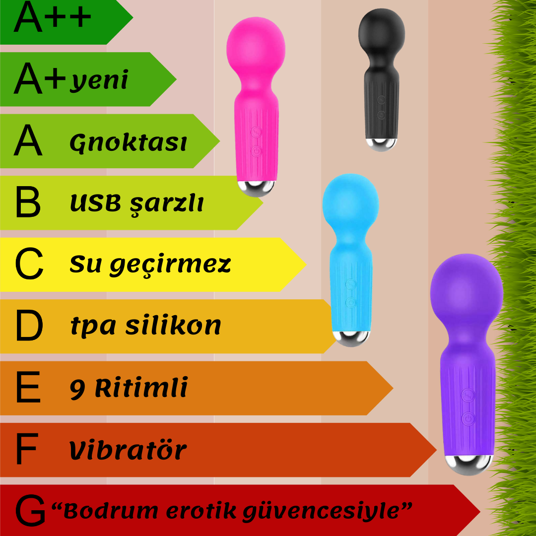 BDR-0224 G-noktası su geçirmez mini sevimli vibratör