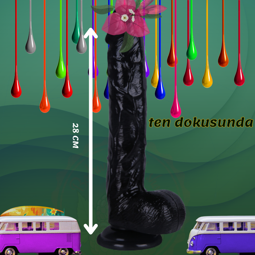 BOD-9090 Ten tene Realistik ten dokusu 7 Katmanlı Zenci Penis