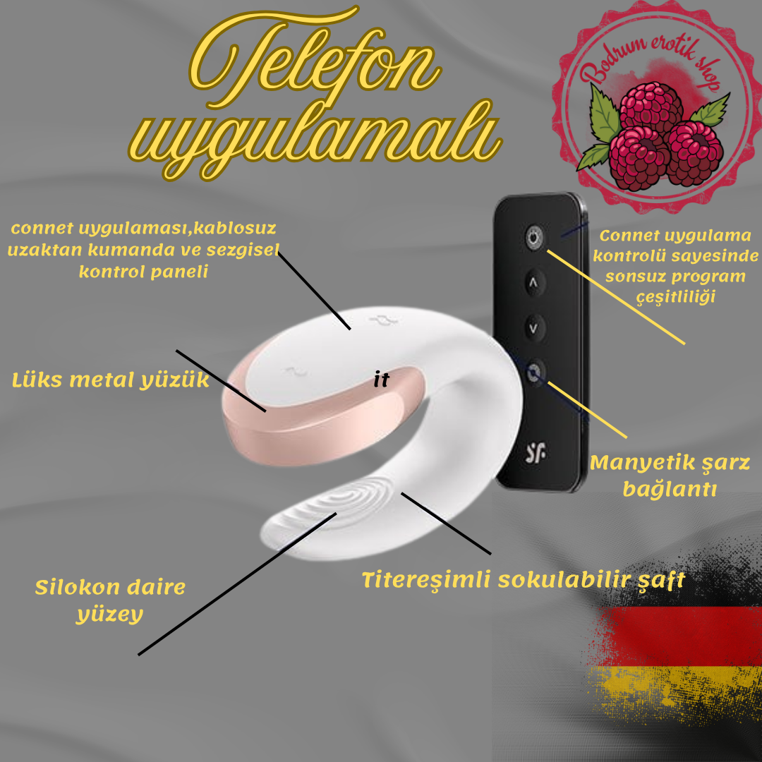 BOD-İA SATİSFYER App Uygulamalı Yeni Nesil Vibratör (10)Yıl Garanti ⭐️⭐️⭐️⭐️⭐️