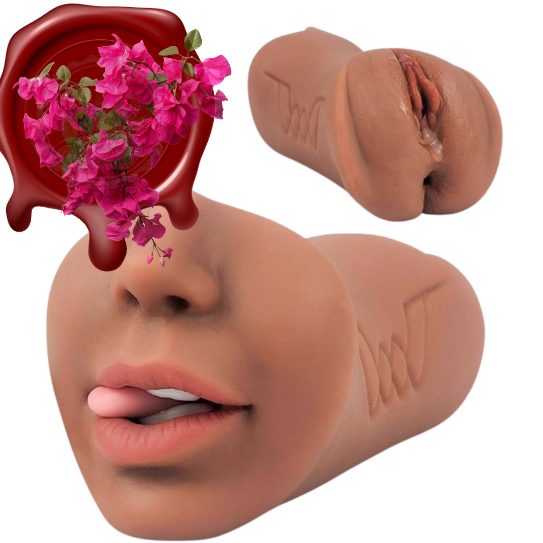 Oral Gerçekçi Vajina Mastürbatör 3'1 Arada